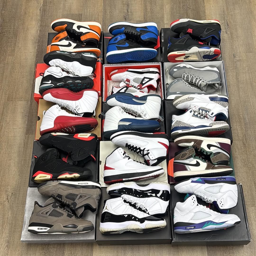 Authentic Jordan Sneakers Pallet: 100 Pairs Wholesale Profit