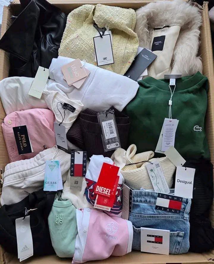 Wholesale Designer Branded Clothing Boxes | 300 Pcs Mixed Brand Apparel ($700)