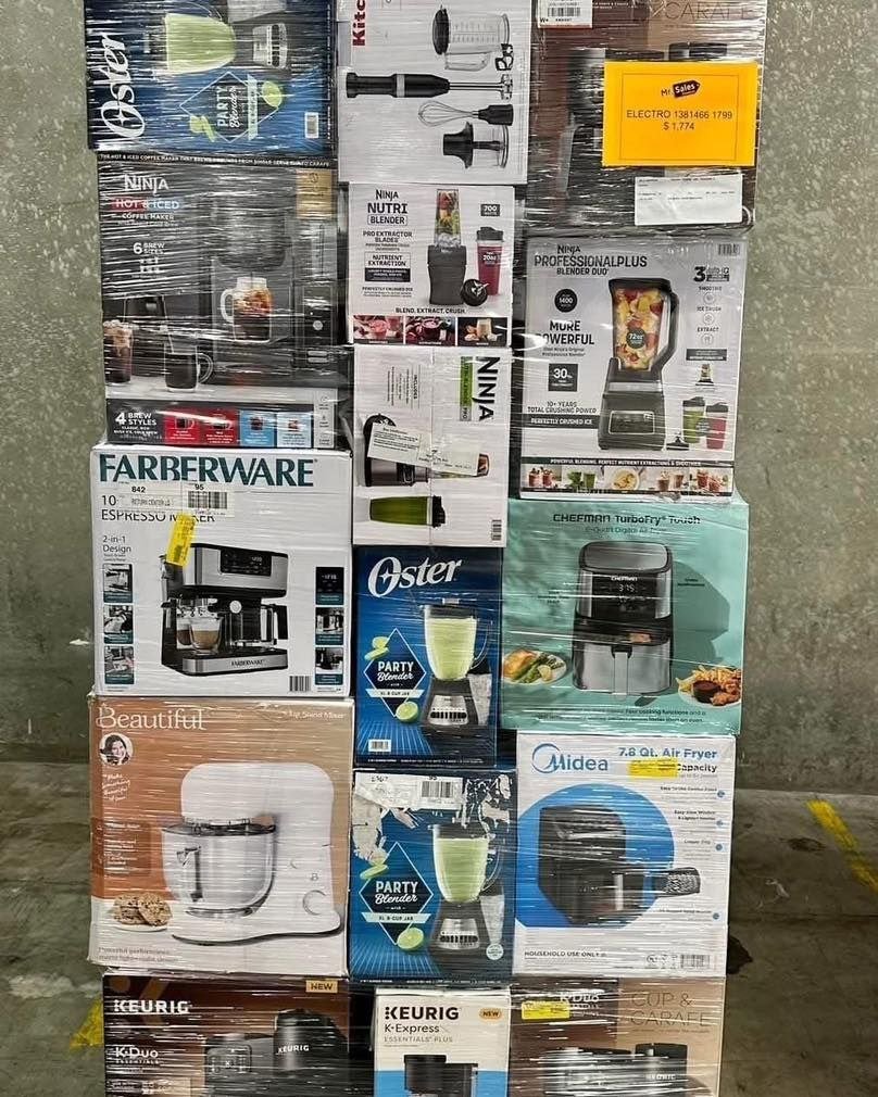 150-Unit Kitchen Appliance Liquidation Pallet | Wholesale Bulk Lot