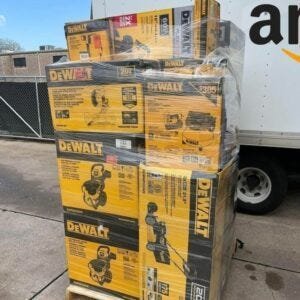 Buy 1 DeWalt Tools Liquidation Pallet Wholesale — $1,850