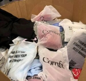 Comfrt Clothing Pallet: 400-Piece Wholesale Apparel Lot for Resale