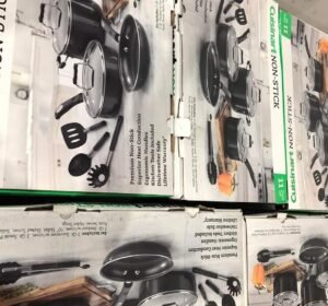 Cookware Sets Liquidation Pallet: 95+ Unit Wholesale Profit Lot