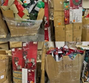 Home Depot Christmas Decor Pallet: Buy 100+ Holiday Items $550