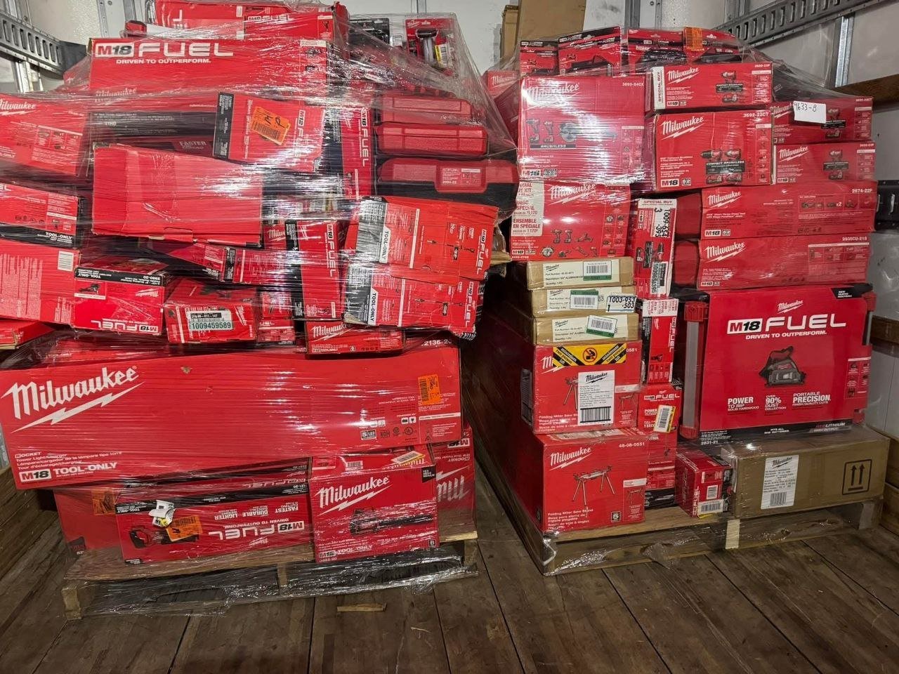 Milwaukee Tool Liquidation Pallet: Buy 30+ M18 Tools $1,200