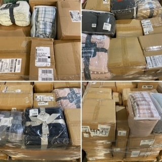 QVC Berkshire Bedding Pallet: 400+ Wholesale Throws & Sheets