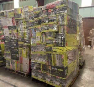 Ryobi Tools Truckload: 24-Pallet Wholesale Load, $45,000 Free Ship