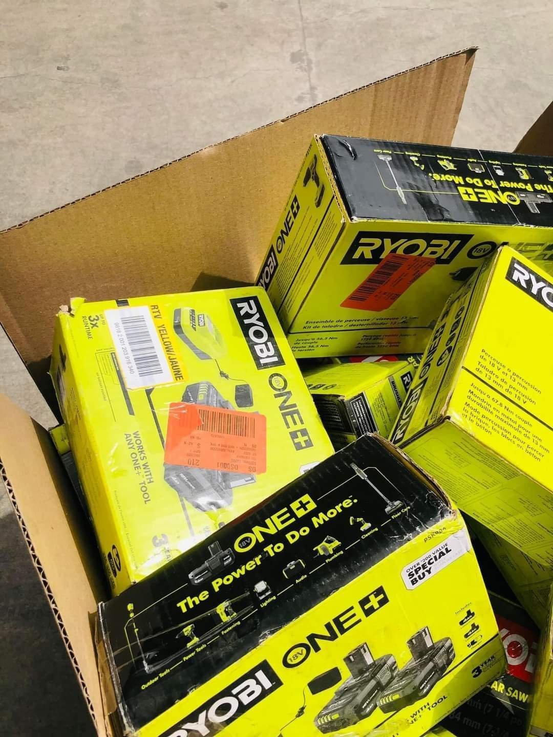 Ryobi Wholesale Tool Pallet - 60+ Tools, Up To $8,000 Value